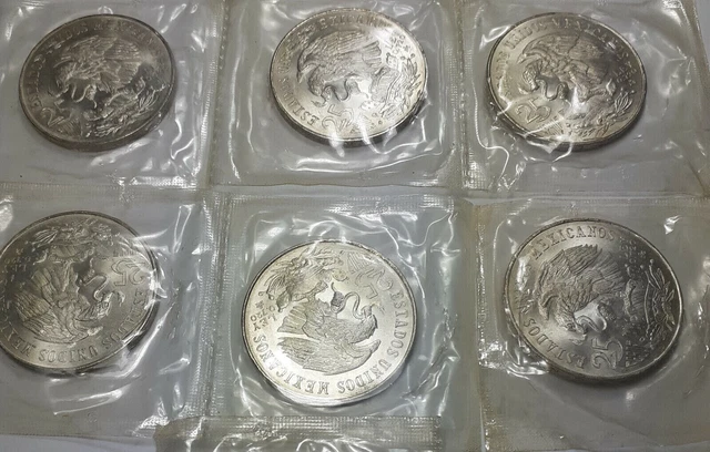 Mexico 25 pesos 1968 Summer Olympics, Mexico City   silver in blister N° 1 COIN