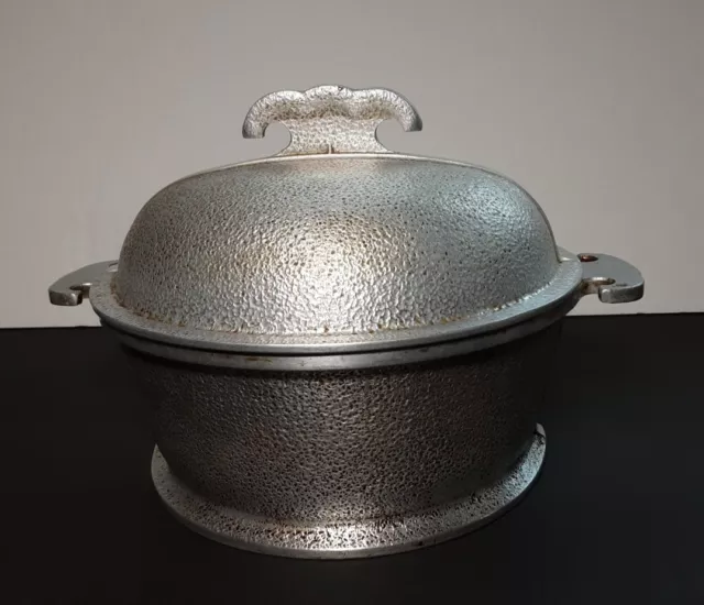 Vintage Guardian Cast Aluminum Cookware 8" Dutch Oven Casserole Roaster W/Lid