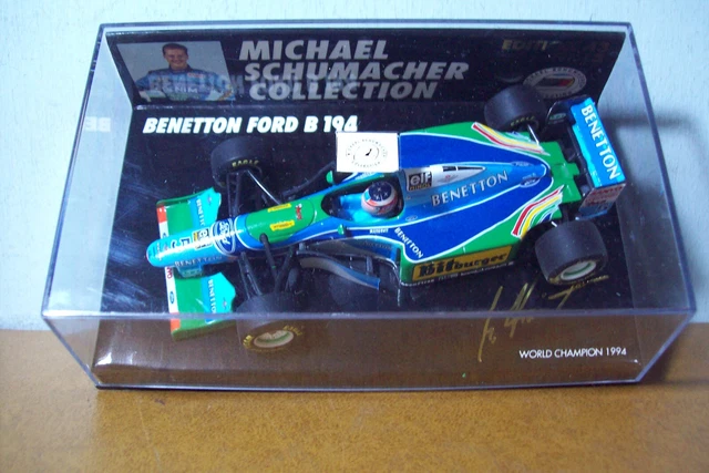 A collectible scale model Benetton B193B from Minichamps F1 A collectible scale model Benetton B193B from Minichamps F1