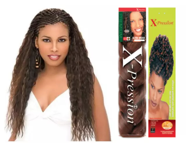 1. X-pression Ultra Braid Hair Extension in Midnight Blue - wide 5