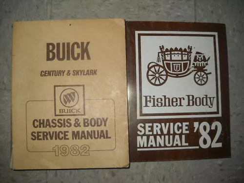 1982 Buick Skylark Atelier Réparation Service Manuel Set OEM W Fisher Body Livre