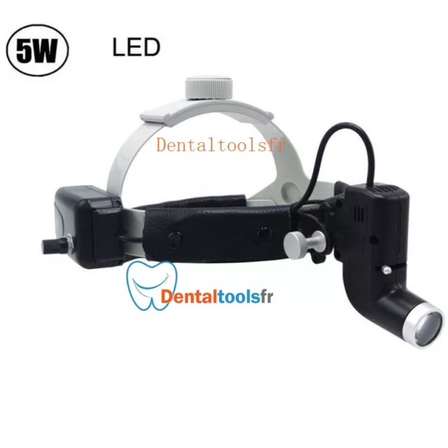 Dental 5W LED Phare dentaire lampe frontale dentiste Bandeau lumière orale