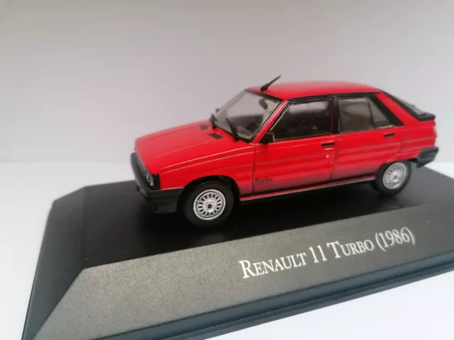 Renault 11 Turbo . Salvat  (1986 ) au 1:43 ÉME EMBALLAGE D'ORIGINE (neuf)
