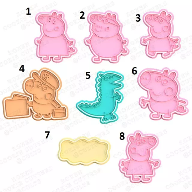 Peppa Pig Cookie Cutters