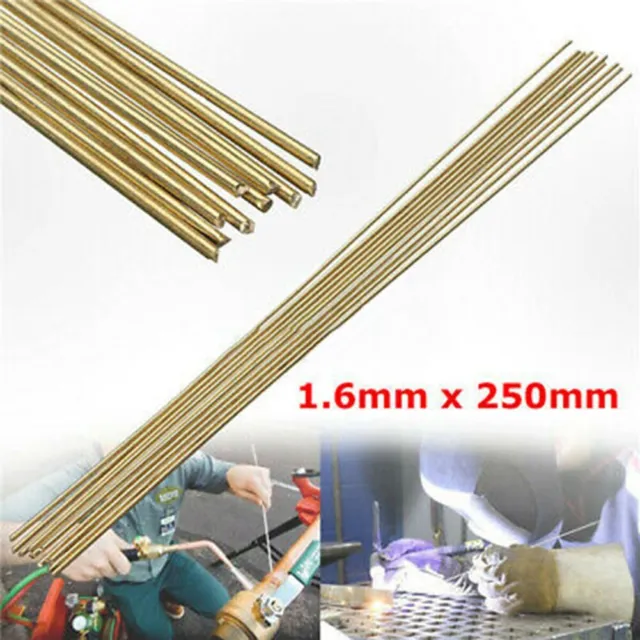 Easy Melt Welding Brazing Rod Rods Low Temperature 1.6mm X 250mm Brand New