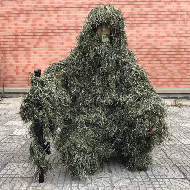 CS Camouflage Ghillie Suit Yowie Sniper Tactical Camo Hunting Paintball Military 2