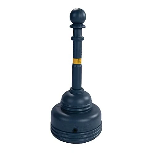 Eagle 1206GRAY High Density Polyethylene HDPE SafeSmoker Cigarette Receptacle...