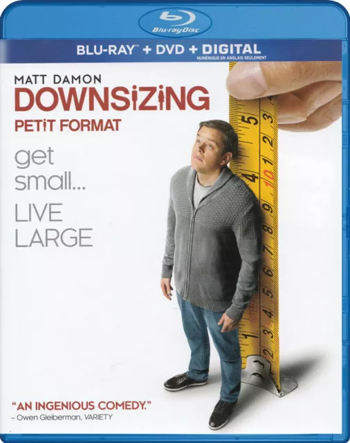 Downsizing (Blu-Ray + DVD + Numérique HD) (Blu-R Neuf Bleu