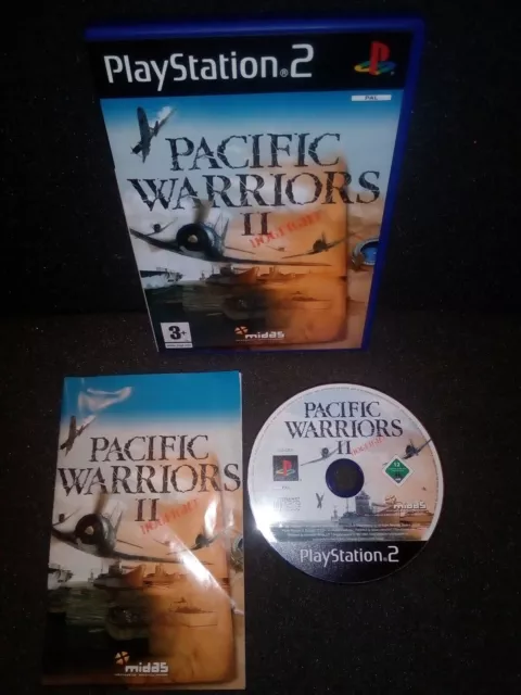Pacific Warriors 2 Dogfight – Playstation 2 PS2 Game with manual – VGC PAL UK