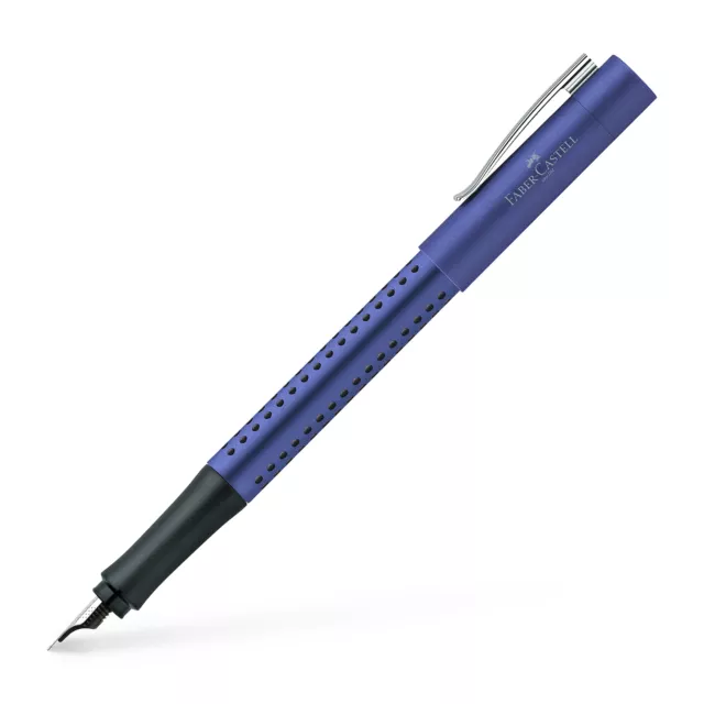 Faber-Castell Grip 2011 Fountain Pen - Blue - Extra Fine Point  140907 - New