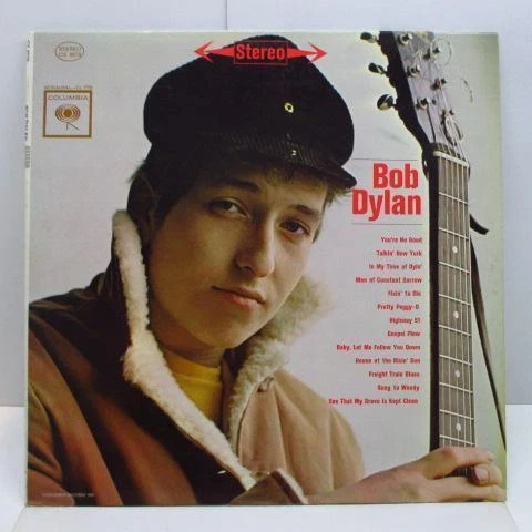 BOB DYLAN Bob Dylan (1st) (US  63 2nd Press Stereo LP)