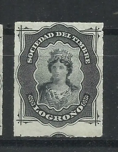 Q635H-Logroño Sello Sociedad Del Timbre,Fiscales,1874,Sellos De Contraseña,