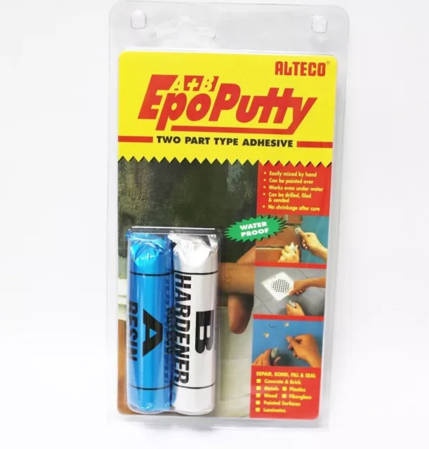 Alteco Epo Putty For Marine Frags, Corals Rock Wood Metal Fill Repair Bond Seal