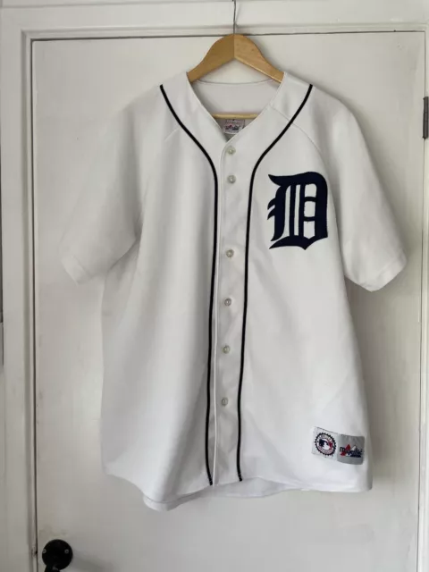 Maglia da baseball Detroit Tigers Russell Athletics bianca pot to pit 60 cm MLB