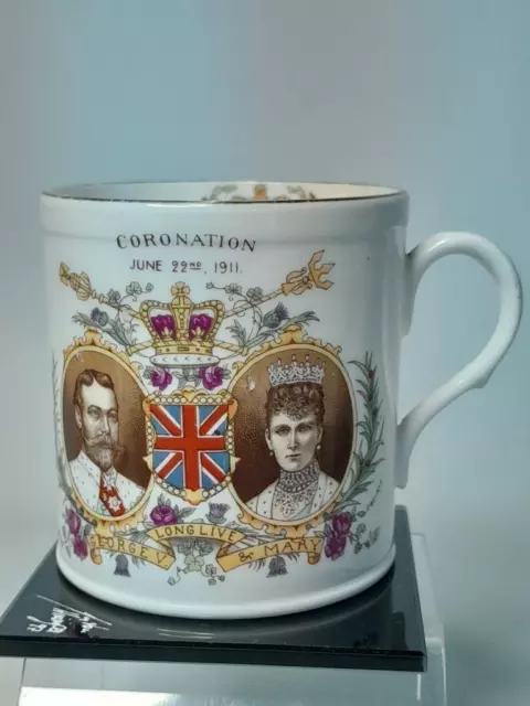 1911Shelley Late Foley King GEORGE V Coronation Mug Urban District of Chadderton
