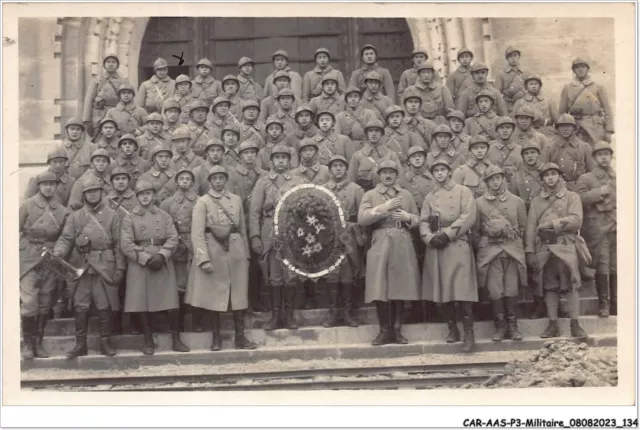 CAR-AASP3-0280 - MILITAIRE - CARTE PHOTO - troupe militaire