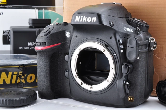 Nikon D800 36.3MP FX Digital SLR Camera Body Near Mint in Box from JAPAN #DE09