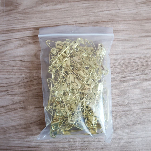 500 piezas 5,5 cm pequeñas agujas de seguridad hazlo tú mismo mini hebilla pin ropa metal
