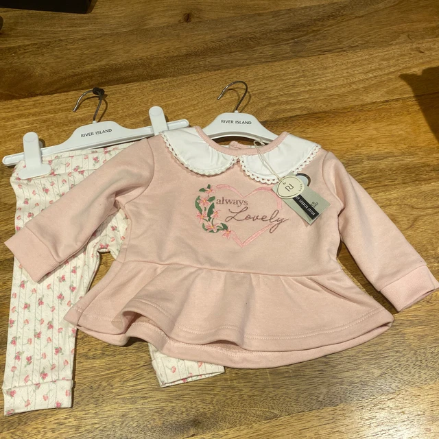Baby Girls Outfit Age 3/6 Months Bnwt River Island