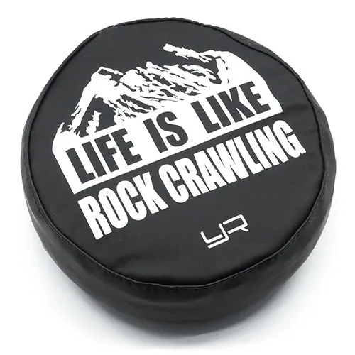1:10 RC Tyre tire cover for 1.9 Crawler wheels - "Life is Like." may suit Axial