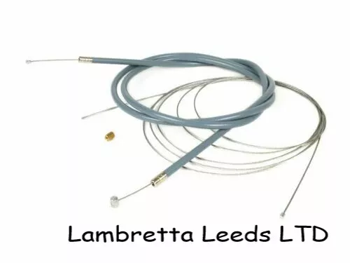 Lambretta Bgm Grey Throttle Cable. Bgm Pro - Series 2 & 3 Gp-Li-Lis-Sx-Tv.