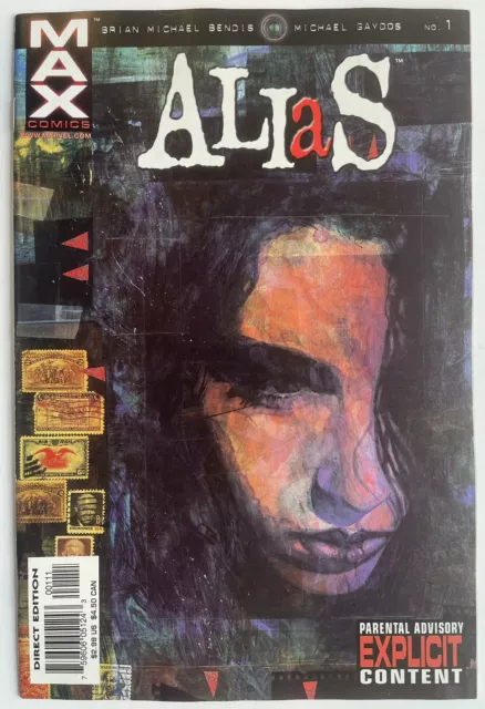 Alias #1 (2001) 1st Appearance Jessica Jones Marvel MAX