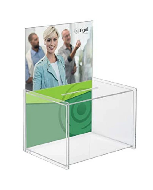 SIGEL VA150 Urna promozioni / per votazioni, con espositore a tasche per carte A