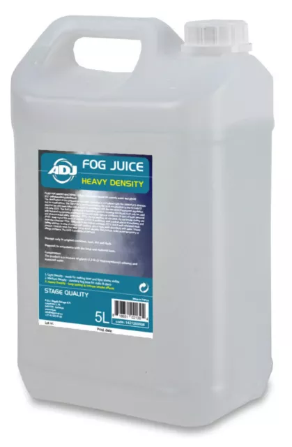 ADJ Fog Juice 3 Heavy Nebelfluid 5L Verdampfernebelmaschine Nebel Fluid Kanister