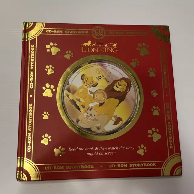 DISNEY THE LION King Read-Along Book & CD Hardcover Storybook ...