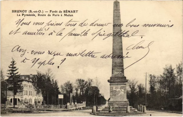 CPA BRUNOY Foret de Senart - La Pyramide - Route de Paris to Melun (1355346)