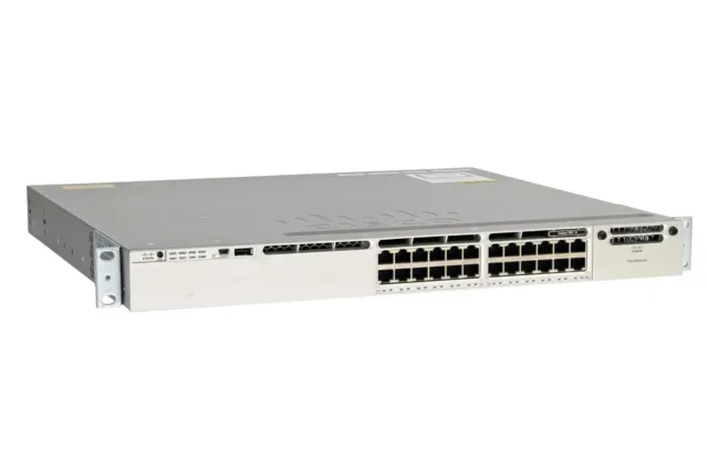 Cisco Catalyst 24-Port Stackable Gb Network Switch C3850 Series / WS-C3850-24T-E