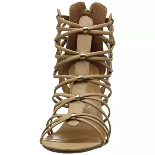 REPORT SIGNATURE $119 ALDEN TAN Leather Caged Heels SANDALS SHOES SZ 6.5 M NWT 2