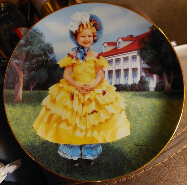 Vintage Shirley Temple "The Little Colonel" Danbury Mint Decorative Plate