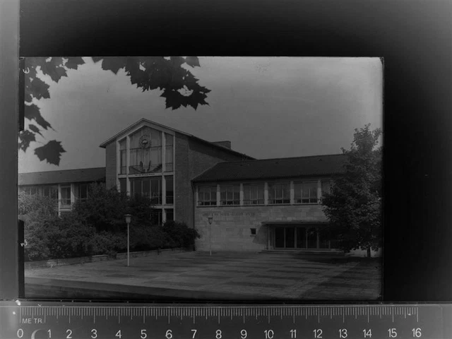30022364 - 4000 Benrath Maedchengymnasium Duesseldorf Stadtkreis GLASNEGATIV