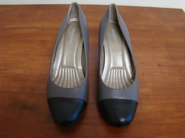 Easy Spirit Raphael Women Shoes US 7 M Grey Black Pump Heels