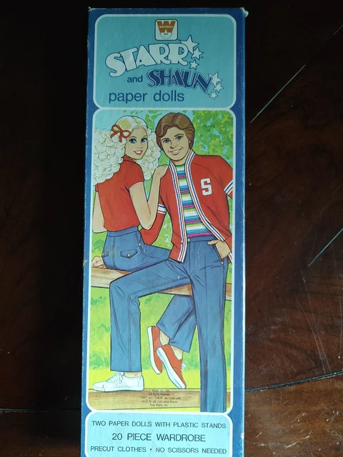 Vintage Starr And Shaun Paper Dolls