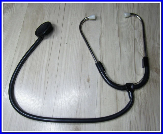 Vintage Stethoscope Old Medical Device Doctor~metal,Tubes,bakelite #2211211