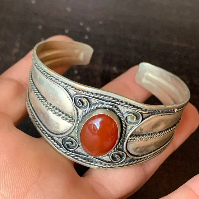 Ancient Rare Viking Bracelet Silver Artifact Authentic Antique Very Old Stunning