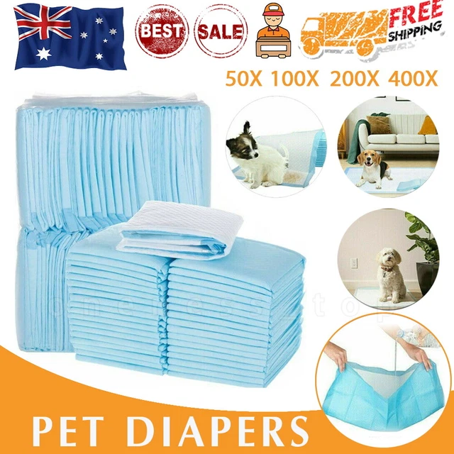 50-400X Dog Training Mat Toilet Pads Pet Puppy Cat Indoor Pee Potty Pad 60x60CM