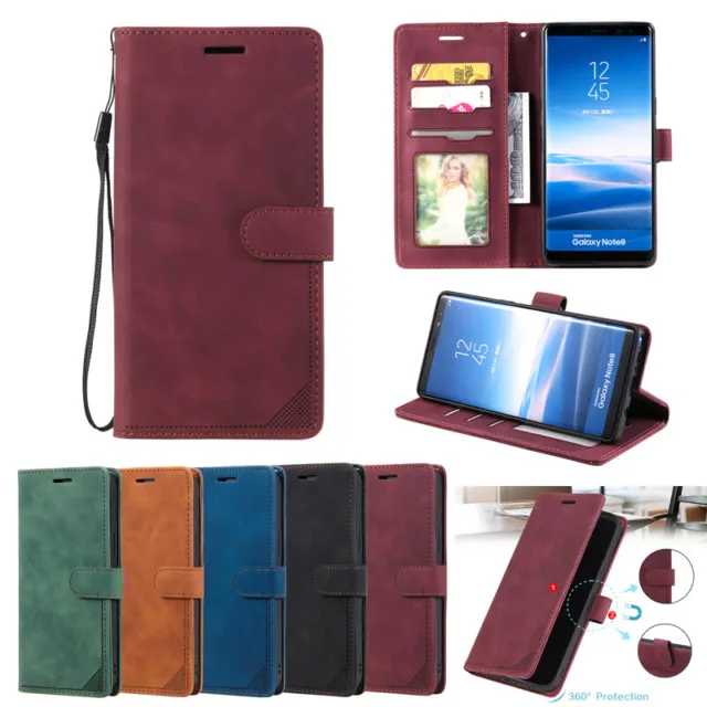 Slim Leather Wallet Case Card Flip Cover for Samsung Galaxy Note20 Ultra 10+ 9 8