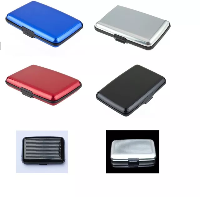 Waterproof Business ID Credit Card Wallet Holder Aluminum Metal Case Box Pocket