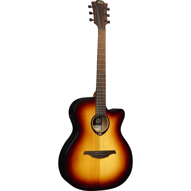 Lâg T70ACE-BRB - Guitare électro-acoustique Auditorium Tramontane - Brown Burst