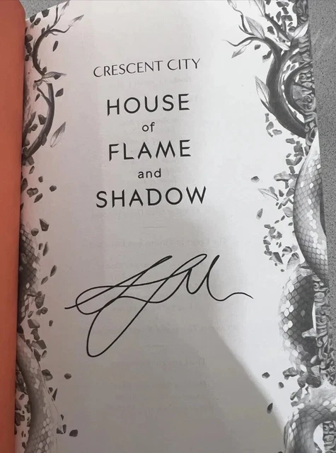 CRESCENT CITY #3 House of Flame and Shadow Sarah J Maas SIGNED NEW B&N ...