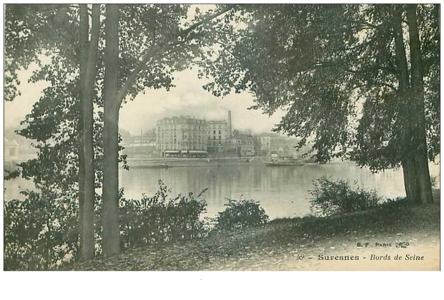 92.n°39451. suresnes.bords de seine