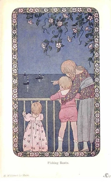 Illustrateur - n°61586 - H. Willebeek Le Mair - The Children's Corner - Fishin