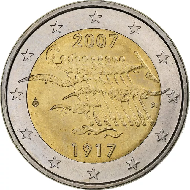 [#1250941] Finnland, 2 Euro, 2007, Vantaa, Bi-Metallic, UNZ, KM:139