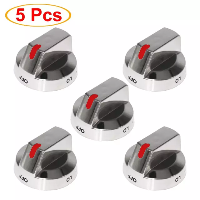 NEW 5 PACK DG64-00473A /B Top Burner Control Dial Knob Range for Samsung Oven