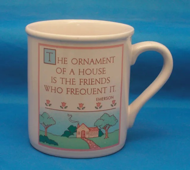 1985 HALLMARK Mug Mates Coffee Mug Tea Cup Collectible Road Emerson