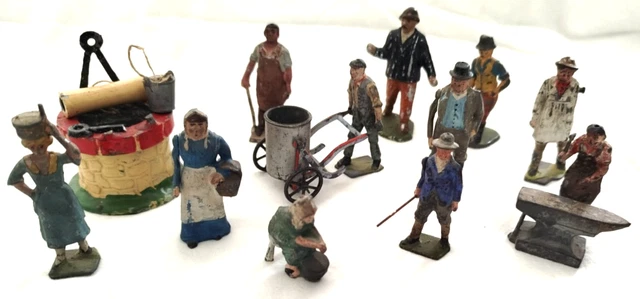 Les jouets Quiralu: Personnages, animaux, dioramas, bâteaux