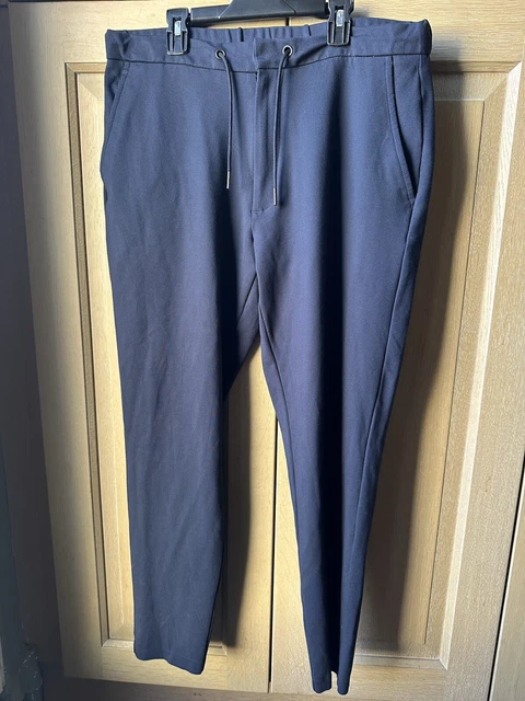 Pantalon CELIO 38 Beige Rayé - Coupe Droite, Coton, Neuf Avec étiquettes
